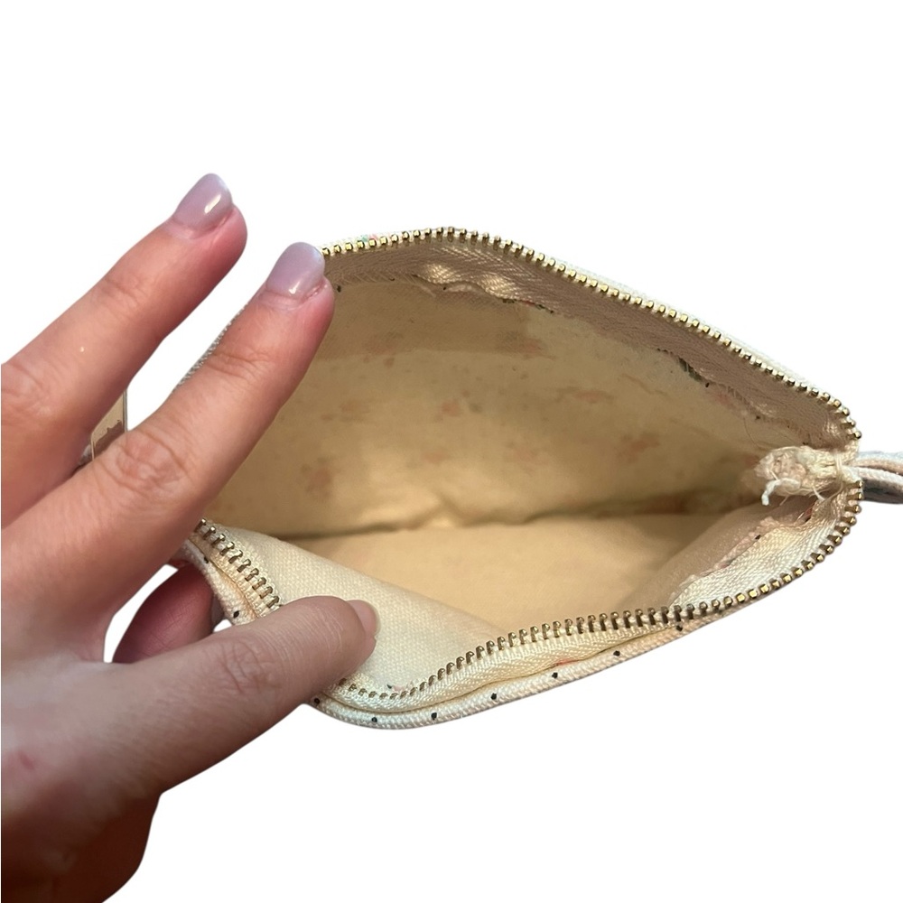 Sézane Floral Cosmetic Pouch with Pink Accents - Picture 7 of 7
